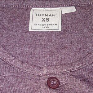 Topman Light Purple T-shirt X's Short Sleeve